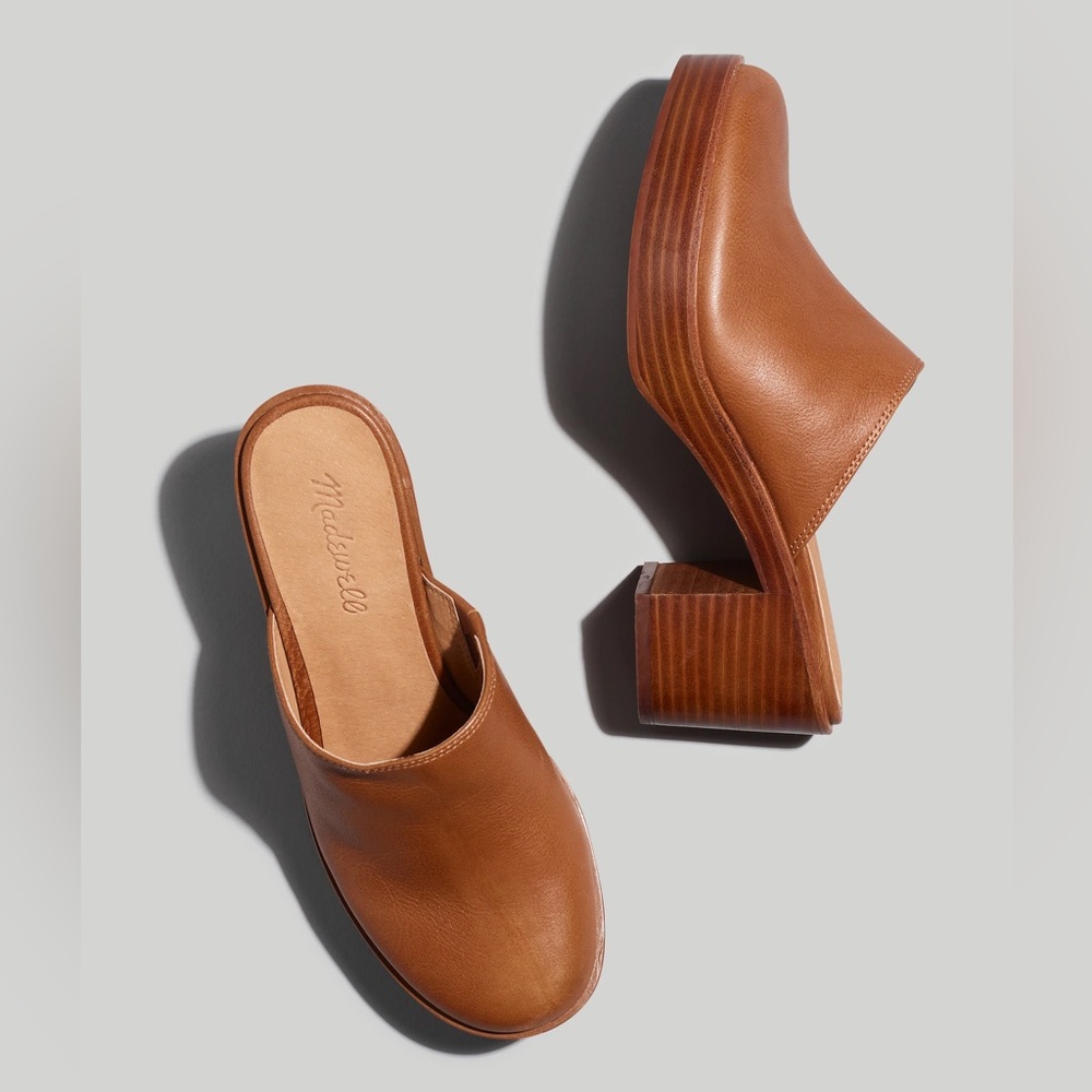 Madewell The Janeen Platform Mule Size 10